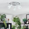 Starkeryd Plafonnier, Spot de plafond Chrome, Blanc, 3 lumières