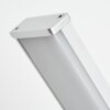 Zaire Lampe de miroir, Applique murale LED Chrome, Argenté, 1 lumière, Détecteur de mouvement