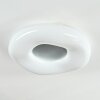 Zuril Plafonnier LED Blanc, 1 lumière, Télécommandes