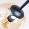 Gastor Plafonnier, Boule lumineuse Ambre, Clair, 6 lumières
