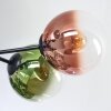 Gastor Plafonnier, Boule lumineuse 62 cm Bleu, Chrome, Vert, Clair, Cuivré, Fumé, 6 lumières