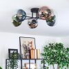 Gastor Plafonnier, Boule lumineuse 62 cm Bleu, Chrome, Vert, Clair, Cuivré, Fumé, 6 lumières