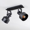 Tylar Plafonnier, Spot de plafond Noir, 2 lumières