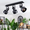 Tylar Plafonnier, Spot de plafond Noir, 3 lumières