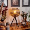 Trion Lampe à poser Noir, 1 lumière