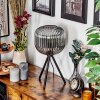 Trion Lampe à poser Noir, 1 lumière