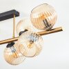 Koyoto Plafonnier, Boule lumineuse Or, Noir, 8 lumières