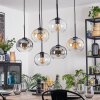 Apedo Suspension, Boule lumineuse, Suspension Ambre, Clair, Fumé, 6 lumières