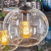 Apedo Suspension, Boule lumineuse, Suspension Ambre, Clair, Fumé, 6 lumières