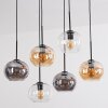 Apedo Suspension, Boule lumineuse, Suspension Ambre, Clair, Fumé, 6 lumières