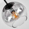 Koyoto Plafonnier, Boule lumineuse 30 cm Clair, Fumé, 3 lumières