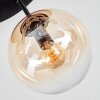 Gastor Plafonnier, Boule lumineuse 30 cm Ambre, Clair, 3 lumières