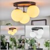 Gastor Plafonnier, Boule lumineuse Blanc, 3 lumières