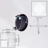 Gastor Plafonnier, Boule lumineuse Blanc, 3 lumières