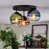 Koyoto Plafonnier, Boule lumineuse 30 cm Bleu, Vert, Clair, Cuivré, 3 lumières
