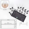 Koyoto Suspension, Boule lumineuse, Suspension Ambre, Clair, 6 lumières