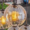 Koyoto Suspension, Boule lumineuse, Suspension Ambre, Clair, 6 lumières