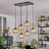 Koyoto Suspension, Boule lumineuse, Suspension Ambre, Clair, 6 lumières