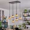 Koyoto Suspension, Boule lumineuse, Suspension Ambre, 6 lumières
