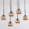 Ripoll Suspension, Boule lumineuse, Suspension Ambre, 6 lumières