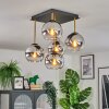 Koyoto Plafonnier, Boule lumineuse Or, Noir, 5 lumières