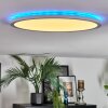 Zuren Plafonnier, Panel LED Blanc, 1 lumière, Changeur de couleurs
