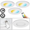 Ramek Plafonnier, Spot encastrable LED Blanc, 3 lumières