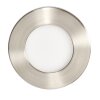 Ramek Plafonnier, Spot encastrable LED Nickel mat, 3 lumières
