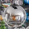 Koyoto Suspension, Boule lumineuse, Suspension Ambre, Clair, Fumé, 6 lumières