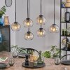 Koyoto Suspension, Boule lumineuse, Suspension Ambre, Clair, 6 lumières