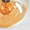 Gastor Plafonnier, Boule lumineuse Or, Noir, 5 lumières