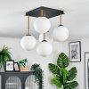 Gastor Plafonnier, Boule lumineuse Or, Noir, 5 lumières