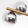 Koyoto Plafonnier, Boule lumineuse Or, Noir, 8 lumières