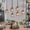 Ripoll Suspension, Boule lumineuse, Suspension Clair, Fumé, 6 lumières