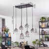 Ripoll Suspension, Boule lumineuse, Suspension Clair, Fumé, 6 lumières