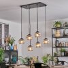 Ripoll Suspension, Boule lumineuse, Suspension Clair, Fumé, 6 lumières