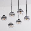 Koyoto Suspension, Boule lumineuse, Suspension Clair, Fumé, 6 lumières