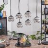 Koyoto Suspension, Boule lumineuse, Suspension Clair, Fumé, 6 lumières