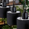 Bassagoda Suspension, Suspension Écru, Noir, 4 lumières