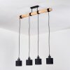 Bassagoda Suspension, Suspension Écru, Noir, 4 lumières