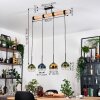 Koyoto Suspension, Boule lumineuse, Suspension Écru, Noir, 4 lumières