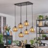 Koyoto Suspension, Boule lumineuse, Suspension Ambre, 6 lumières