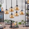 Koyoto Suspension, Boule lumineuse, Suspension Ambre, 6 lumières