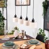 Bassagoda Suspension, Suspension Écru, Noir, 4 lumières