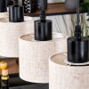 Bassagoda Suspension, Suspension Écru, Noir, 4 lumières