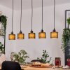 Bassagoda Suspension, Suspension Écru, Noir, 5 lumières