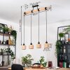 Granja Suspension, Suspension Écru, Noir, 4 lumières