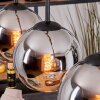 Koyoto Suspension, Boule lumineuse, Suspension Écru, Noir, 4 lumières