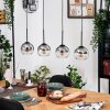 Koyoto Suspension, Boule lumineuse, Suspension Écru, Noir, 4 lumières
