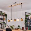Bassagoda Suspension, Suspension Écru, Noir, 5 lumières